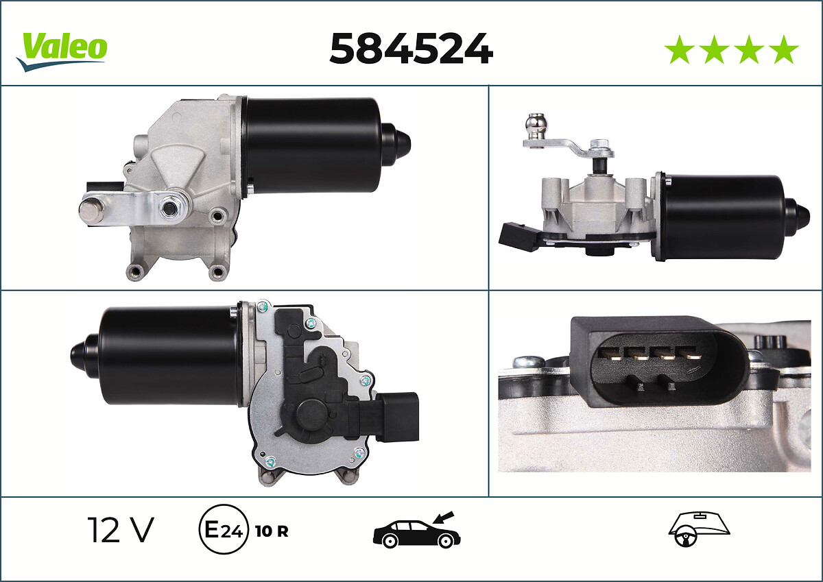 Moteur d'essuie-glace VALEO 584524